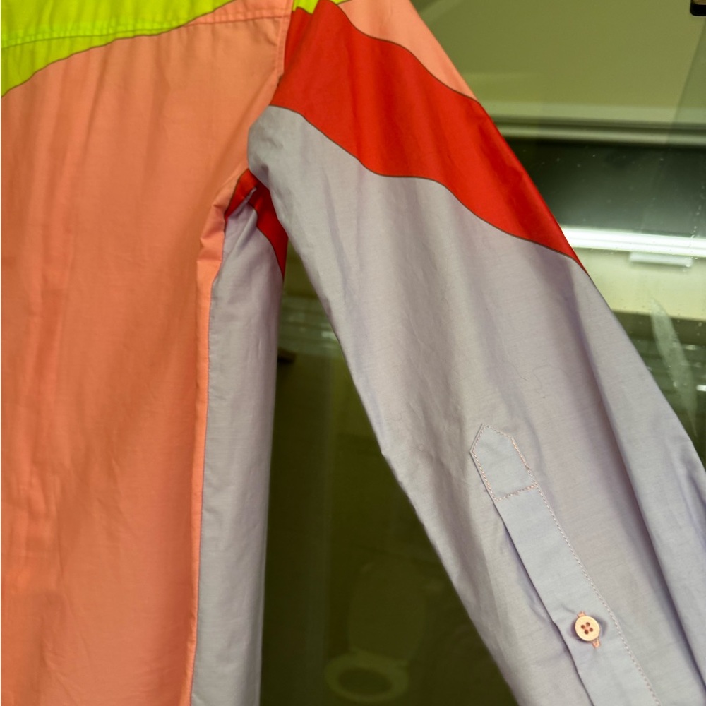 Colorblock Button-Up Shirt - Picture 3 of 6
